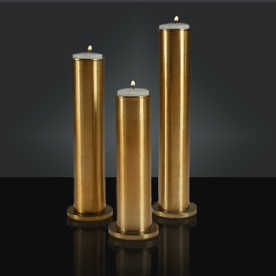 Golden candlesticks